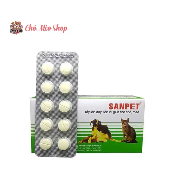 Tẩy Giun Sanpet Chó Mèo